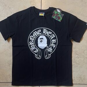 BAPE x Chrome Hearts Black T-Shirt